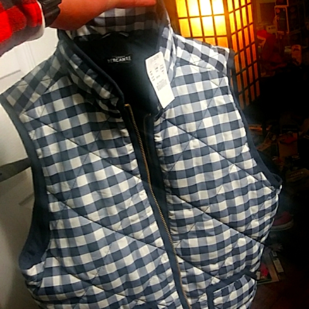 J.Crew Mercantile Ladies Checker Vest